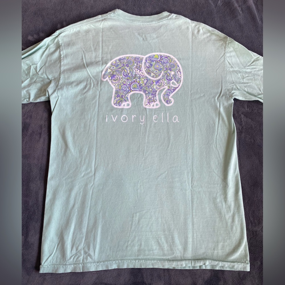 Ivory Ella mint green long sleeve shirt